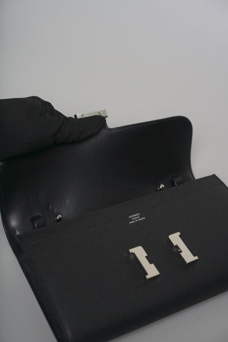Hermes Constance To Go in Noir Epsom Phw (Brand New)