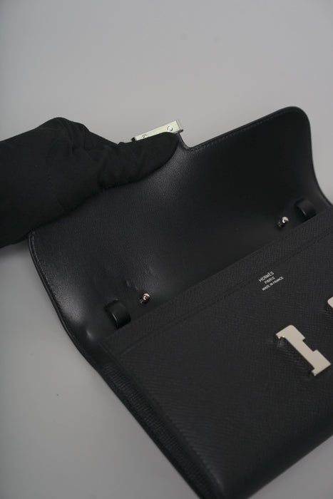 Hermes Constance To Go in Noir Epsom Phw (Brand New)