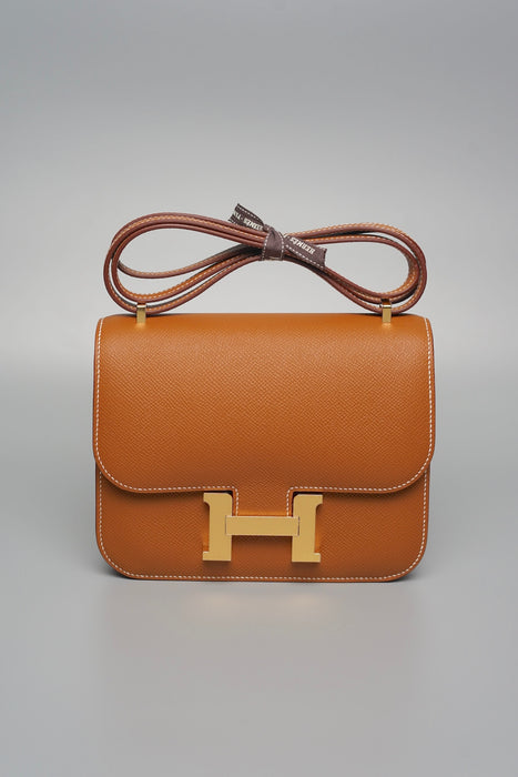 Hermes Constance 18 in Gold Epsom Ghw (Brand New)