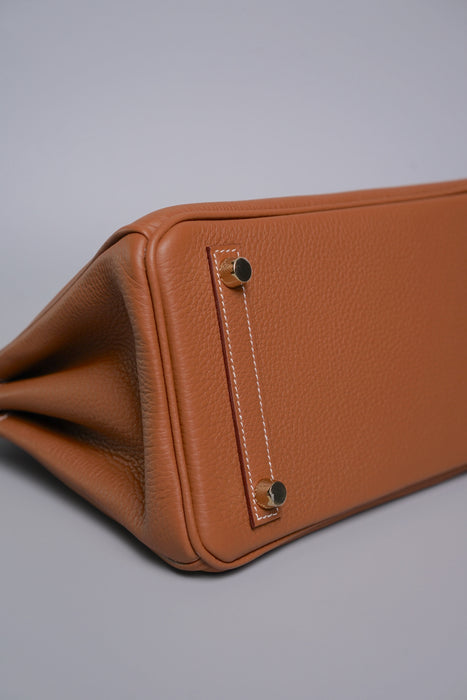 Hermes Birkin 25 in Gold Togo Ghw (Brand New)