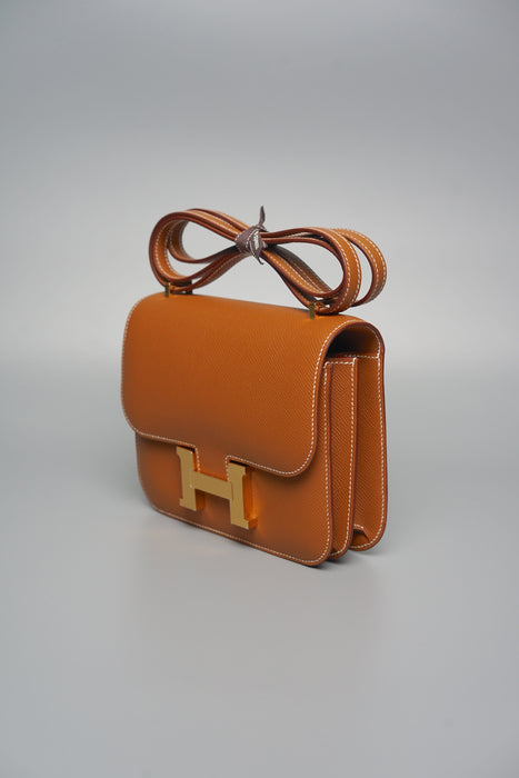 Hermes Constance 18 in Gold Epsom Ghw (Brand New)