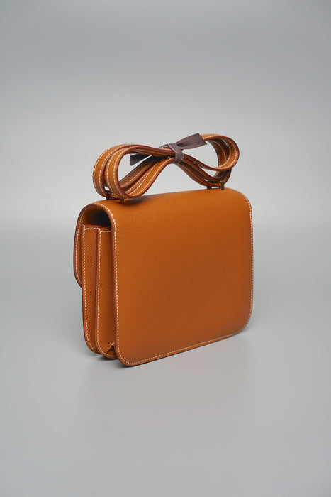 Hermes Constance 18 in Gold Epsom Ghw (Brand New)