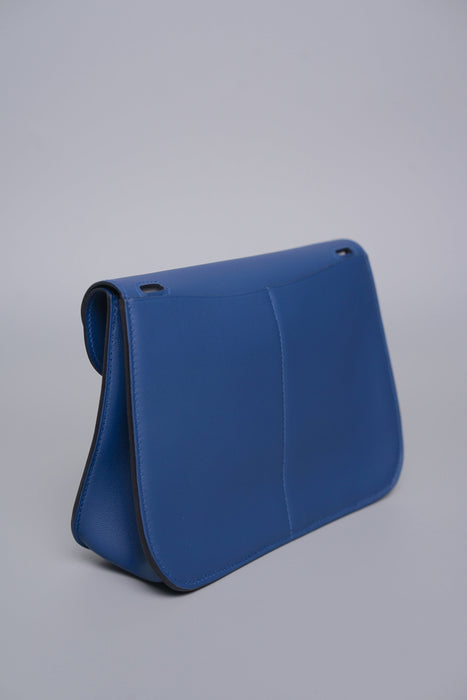 Hermes Mini Halzan in Bleu Tie Phw (Brand New)
