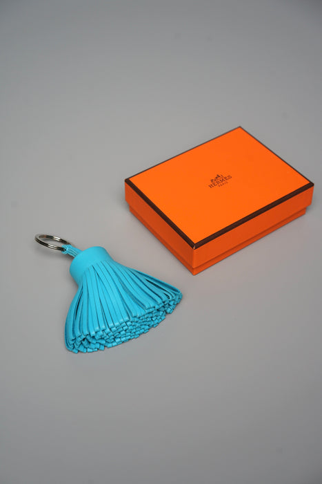 Hermes Single Carmen Charm in Bleu Azteque (Brand New)