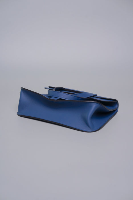 Hermes Mini Halzan in Bleu Tie Phw (Brand New)
