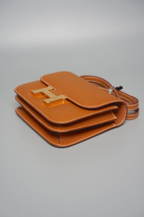 Hermes Constance 18 in Gold Epsom Ghw (Brand New)