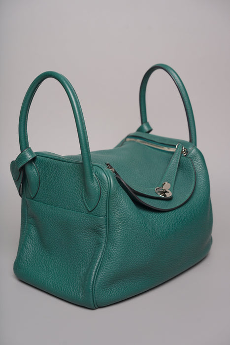 Hermes Lindy 30 in Malachite Phw