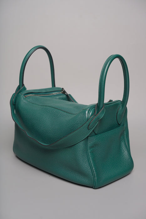 Hermes Lindy 30 in Malachite Phw