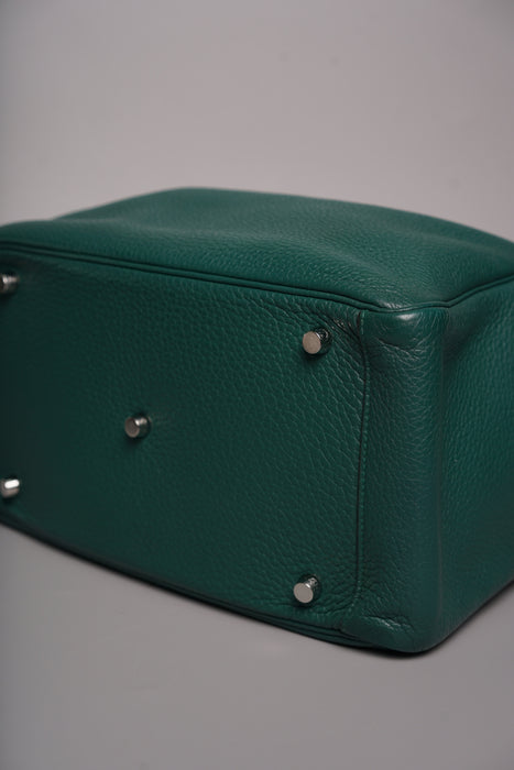 Hermes Lindy 30 in Malachite Phw