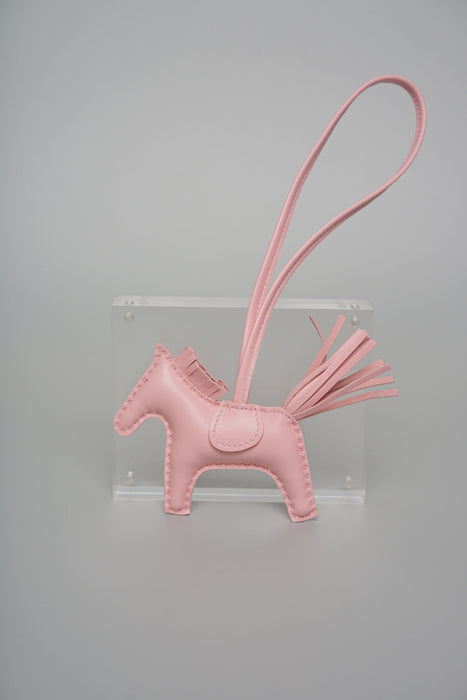 Hermes Rodeo Charm PM in Rose Sakura (Brand New)