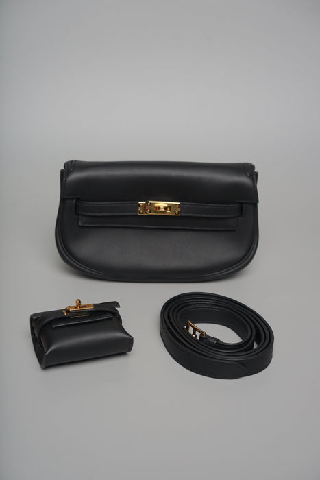 Hermes Kelly Moove Swift in Noir Ghw (Brand New)