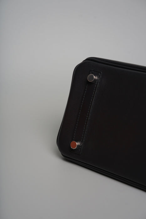 Hermes Birkin 25 Rock in Noir Phw (Brand New)