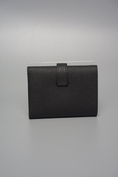 Hermes Bearn Tri-fold Wallet in So Black (Brand New)