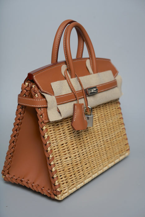 Hermes Birkin 25 Picnic in Naturel/Gold Phw (Brand New)