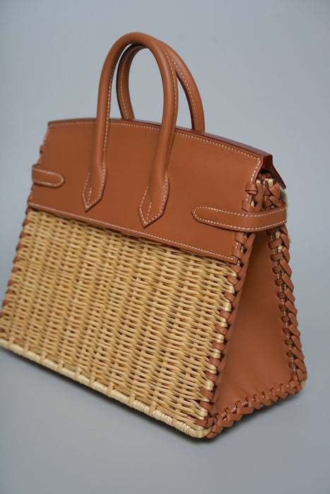 Hermes Birkin 25 Picnic in Naturel/Gold Phw (Brand New)