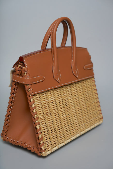 Hermes Birkin 25 Picnic in Naturel/Gold Phw (Brand New)