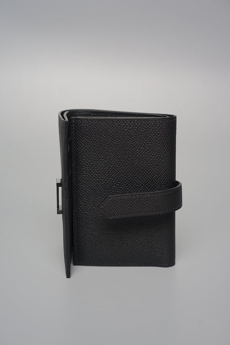 Hermes Bearn Tri-fold Wallet in So Black (Brand New)