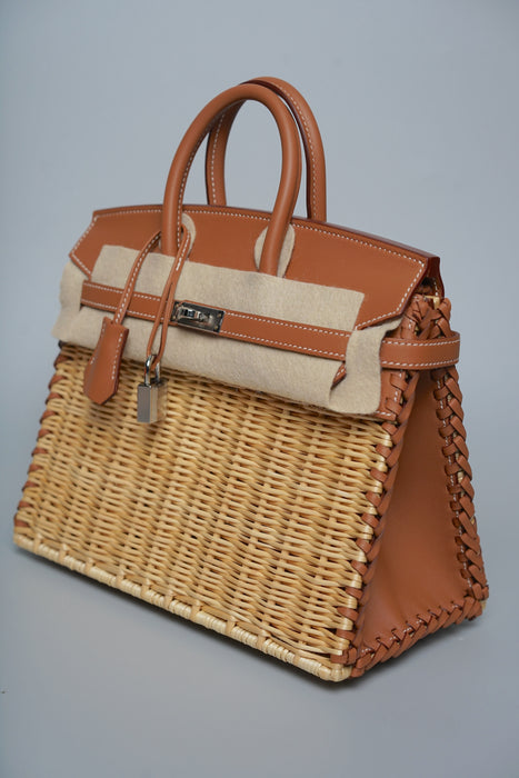 Hermes Birkin 25 Picnic in Naturel/Gold Phw (Brand New)
