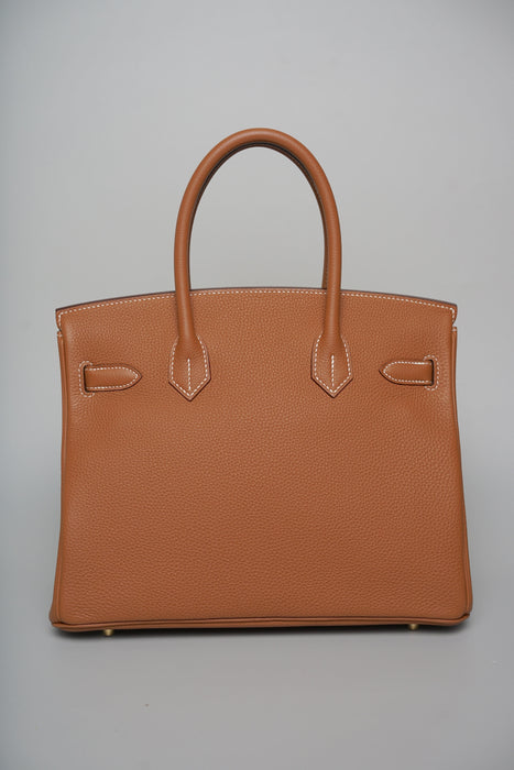 Hermes Birkin 30 HSS in Gold Togo interior Jaune Ambre Ghw (Brand New)