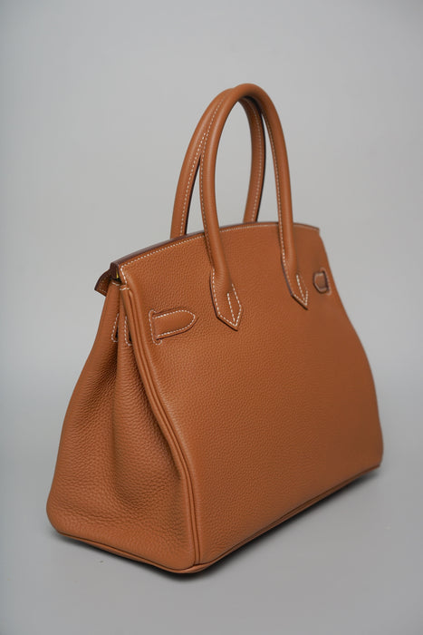 Hermes Birkin 30 HSS in Gold Togo interior Jaune Ambre Ghw (Brand New)