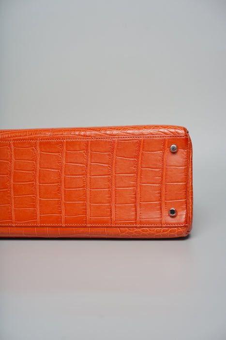 Hermes Kelly 35 in Sanguine Matte Alligator Phw