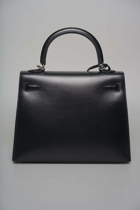 Hermes Kelly 25 in Noir Box Phw