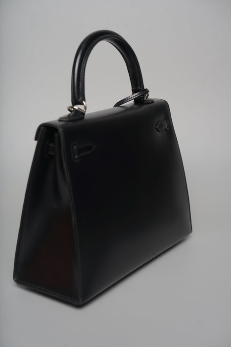 Hermes Kelly 25 in Noir Box Phw