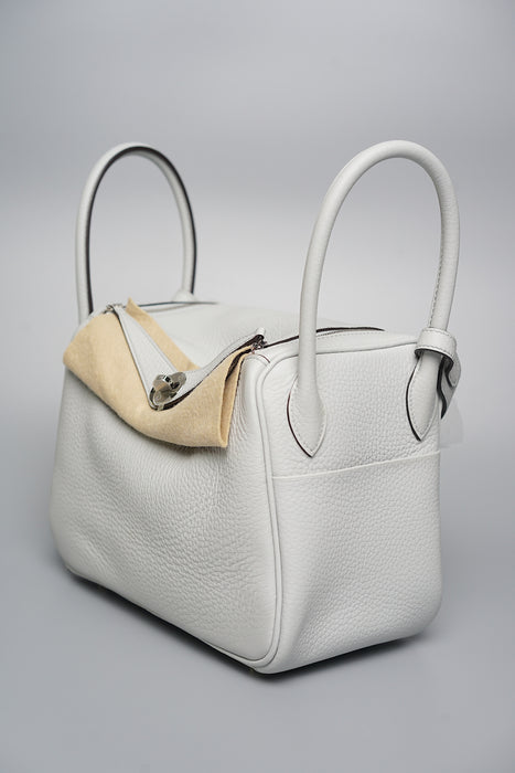 Hermes Lindy 26 in Bleu Pale Phw (Brand New)