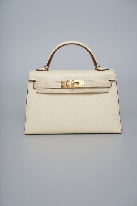 Hermes Kelly 20 in Nata Epsom Ghw (Brand New)