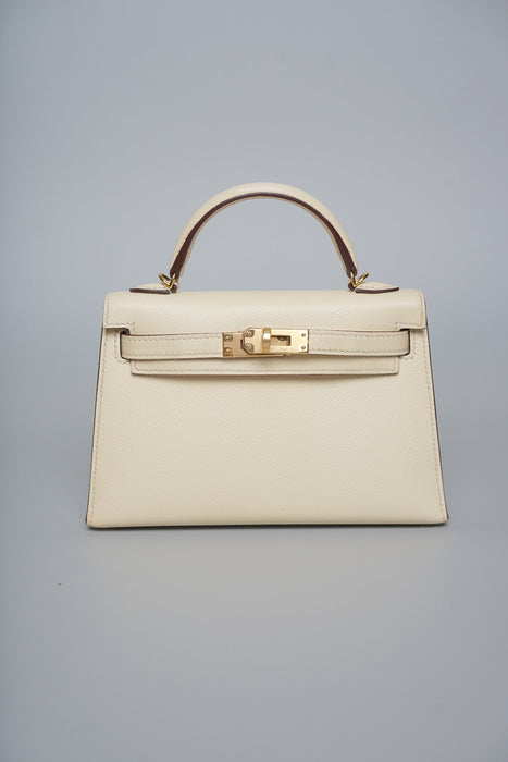 Hermes Kelly 20 in Nata Epsom Ghw (Brand New)