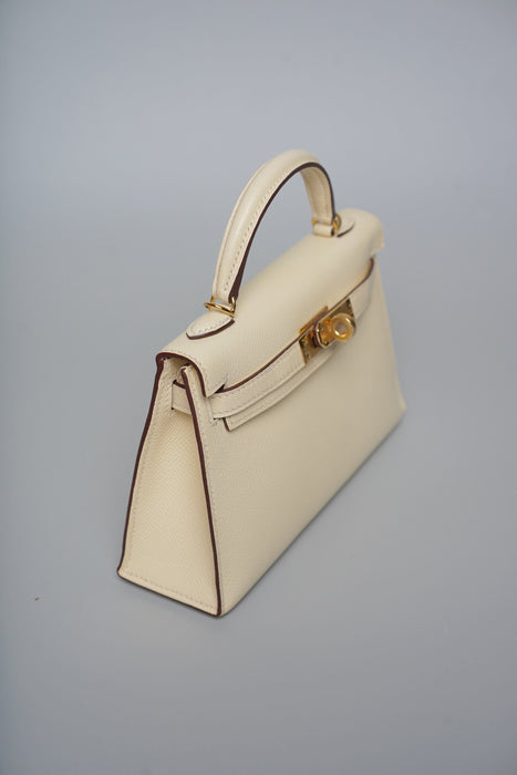 Hermes Kelly 20 in Nata Epsom Ghw (Brand New)