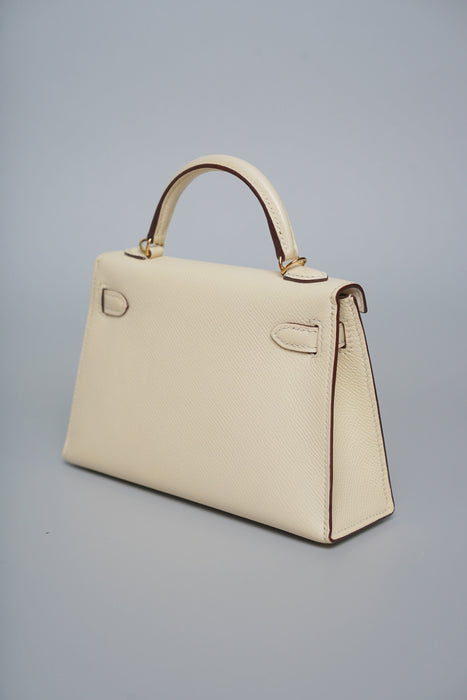 Hermes Kelly 20 in Nata Epsom Ghw (Brand New)