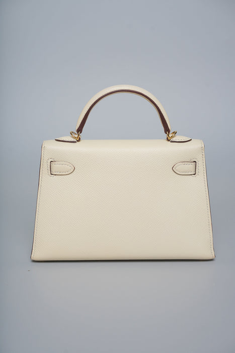 Hermes Kelly 20 in Nata Epsom Ghw (Brand New)