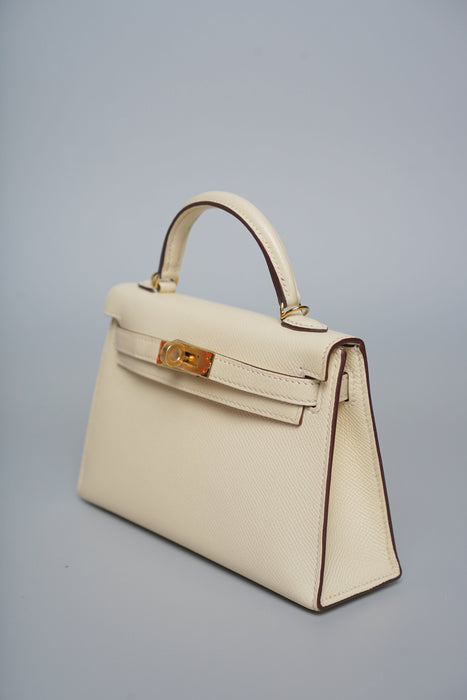 Hermes Kelly 20 in Nata Epsom Ghw (Brand New)