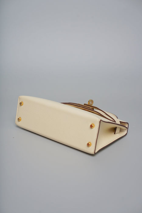 Hermes Kelly 20 in Nata Epsom Ghw (Brand New)