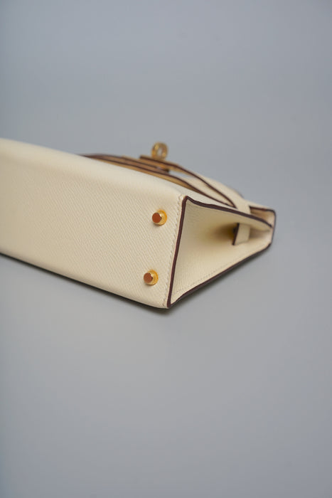 Hermes Kelly 20 in Nata Epsom Ghw (Brand New)