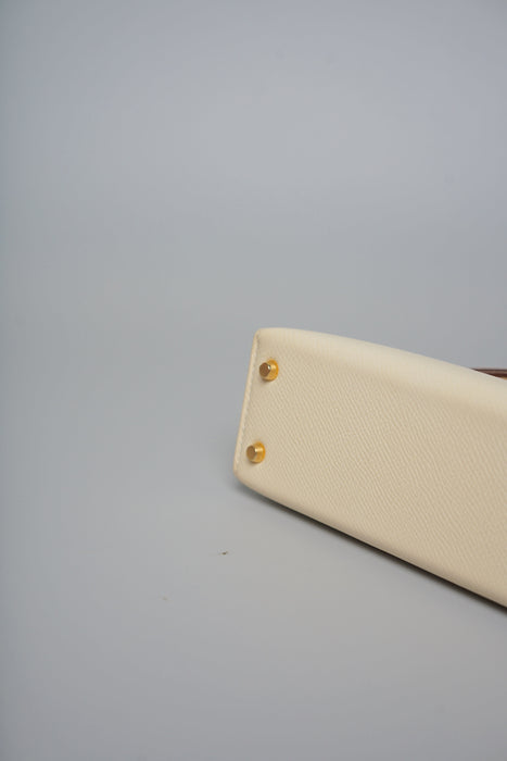 Hermes Kelly 20 in Nata Epsom Ghw (Brand New)