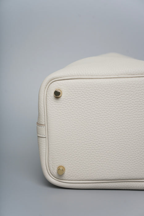 Hermes Picotin 18 Craie Ghw (Brand New)