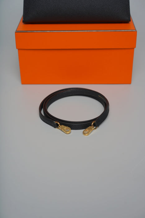 Hermes Kelly 20 Epsom in Noir Ghw (Brand New)