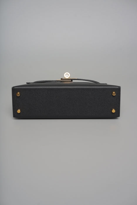 Hermes Kelly 20 Epsom in Noir Ghw (Brand New)
