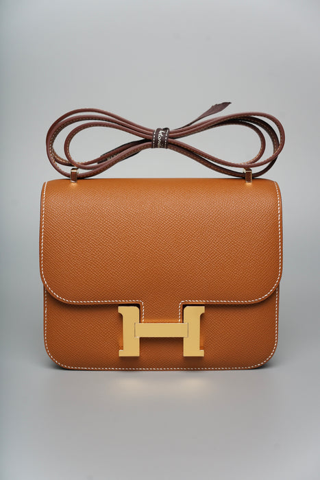 Hermes Constance 18 in Gold Epsom Ghw (Brand New)