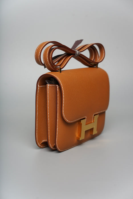 Hermes Constance 18 in Gold Epsom Ghw (Brand New)