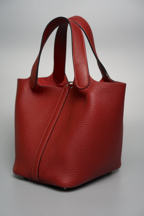 Hermes Picotin 18 in Rouge H Phw (Brand New)