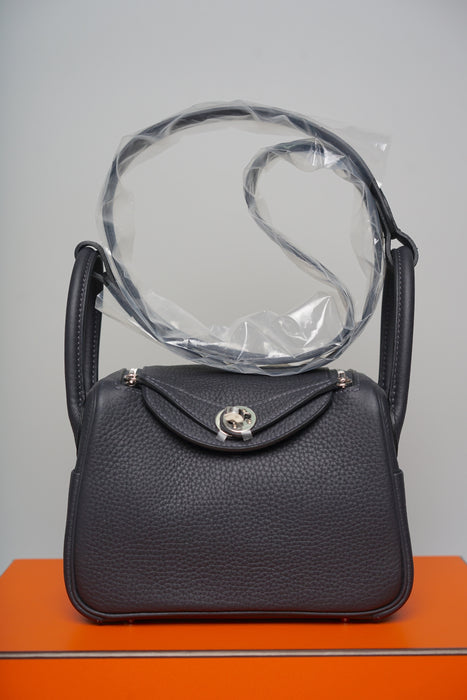 Hermes Mini Lindy II in Caban Phw (Brand New)