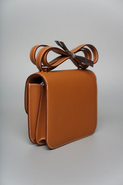 Hermes Constance 18 in Gold Epsom Ghw (Brand New)