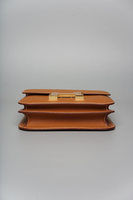 Hermes Constance 18 in Gold Epsom Ghw (Brand New)