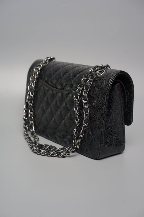 Chanel Classic Double Flap Medium in Black Caviar Shw (Brand new)