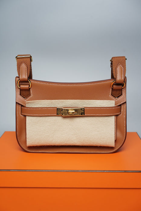 Hermes Mini Jypsiere in Gold Evercolor Ghw (Brand New)