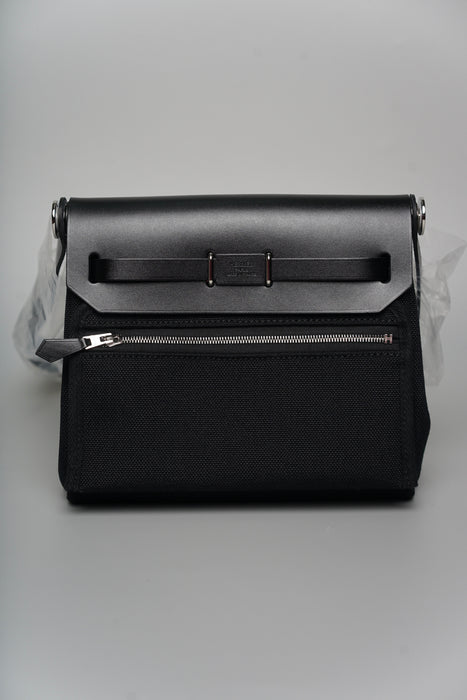 Hermes Mini Herbag in Noir Phw (Brand New)