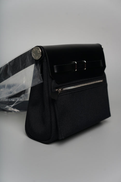 Hermes Mini Herbag in Noir Phw (Brand New)